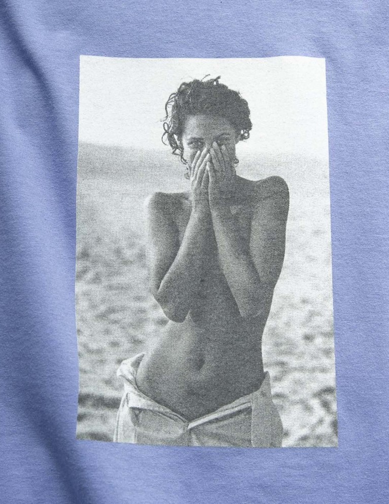 T-shirt CHRYSTIE NYC turlington foto tee viola